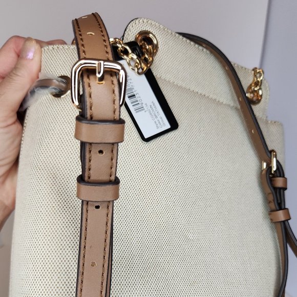 GUESS Tatiana Brown Backpack Shoulder Bag- NWT - Picture 11 of 12